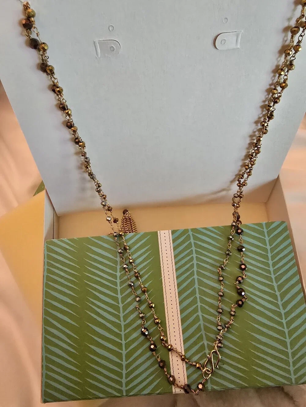 Stella & Dot Retired Gitane Tassel Necklace - Picture 3 of 9